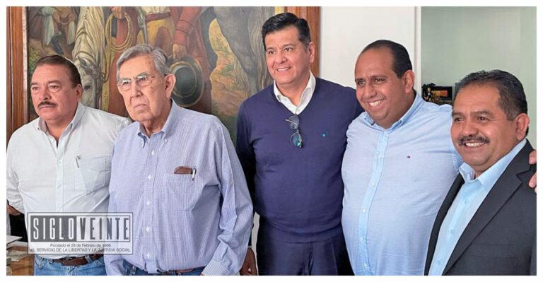 Se reúnen el ingeniero Cuauhtémoc Cárdenas, Lupillo Aguilera, Juan Bernardo Corona y Jaime Hinojosa