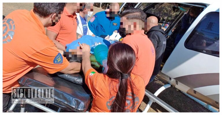 Servicios Aéreos traslada a paciente con complicaciones de embarazo al Hospital de la Mujer