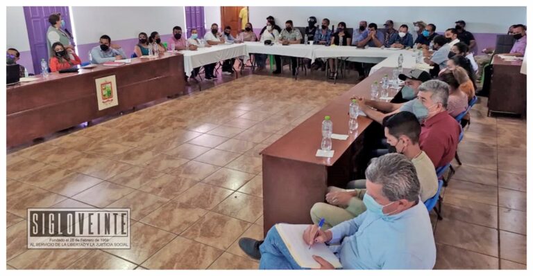 Sesiona el Comité de Salud Municipal de Tiquicheo, se mantiene en bandera blanca por contagios de COVID-19