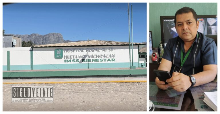 Anuncia el director del Hospital Rural del IMSS Bienestar de Huetamo la llegada de nuevos doctores especialistas