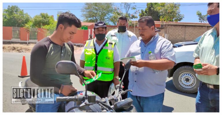 Comienza campaña de concientización del uso del casco obligatorio en Nocupétaro