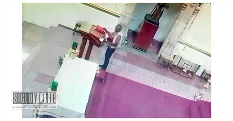 VIDEO: Detienen a un sujeto que se metió a robar al templo de San Francisco en Morelia