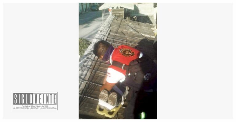 Trabajador de la construcción resultó electrocutado