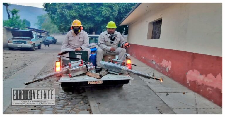 Personal de vectores realiza operativo contra el dengue, zika y chikungunya en los municipios de Carácuaro, Nocupétaro y Tacámbaro