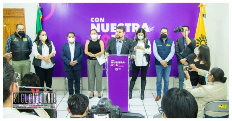 Presenta el PRD Michoacán acciones para la construcción de una cultura de paz, exige al estado sensibilidad y compromiso para atender las diversas situaciones