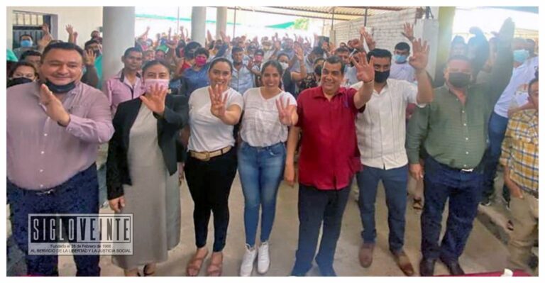 En Huetamo, la líder estatal de Morena dijo que su movimiento se compone de luchas en conjunto y no de intereses de particulares