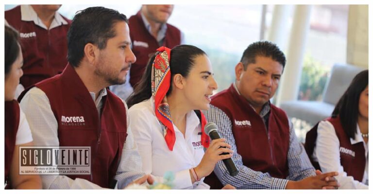 Morena Michoacán va contra los “traidores a la patria”: Giulianna Bugarini