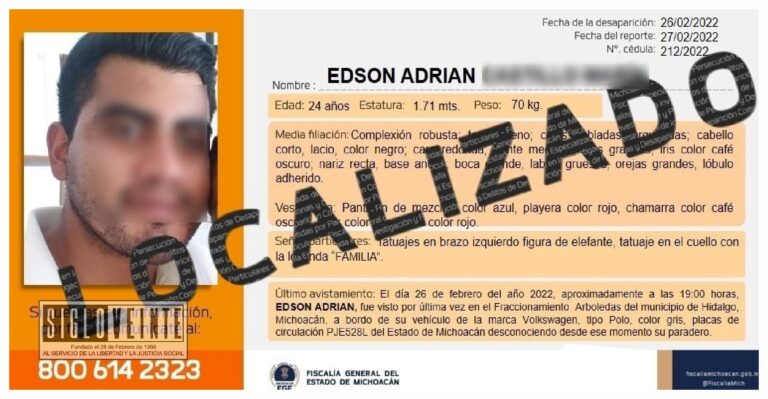 Rescatan en Tzitzio a hijo de conocida activista femenil de Ciudad Hidalgo