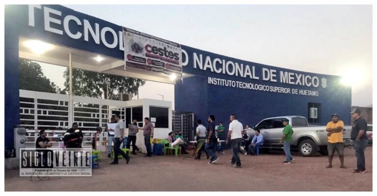 Trabadores sindicalizados del Tecnológico de Huetamo toman sus instalaciones
