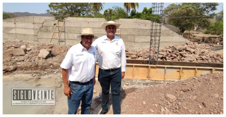 Avanza en un 50 por ciento la construcción del puente vehicular El Cuirindal: Memo Torres