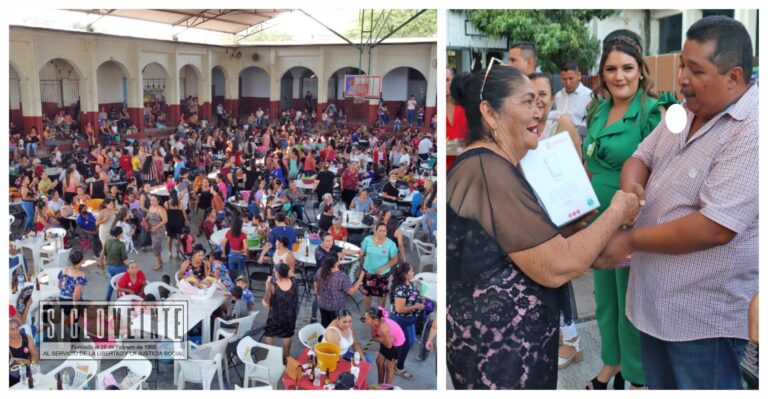 El 10 de mayo el Ayuntamiento de Nocupétaro festejó a las mamás con música, comida, baile y regalos
