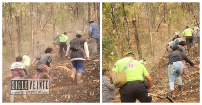 En este momento está controlado el incendio en el cerro La Gloria: Cornelio Ríos Paniagua