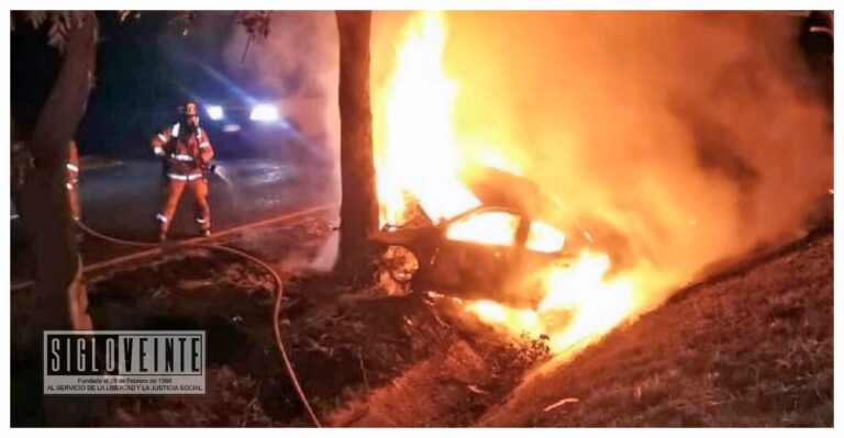 Eran agentes del MP los 2 calcinados ayer en la noche sobre la carretera Morelia-Pátzcuaro cerca de Tiripetío, confirma la FGE