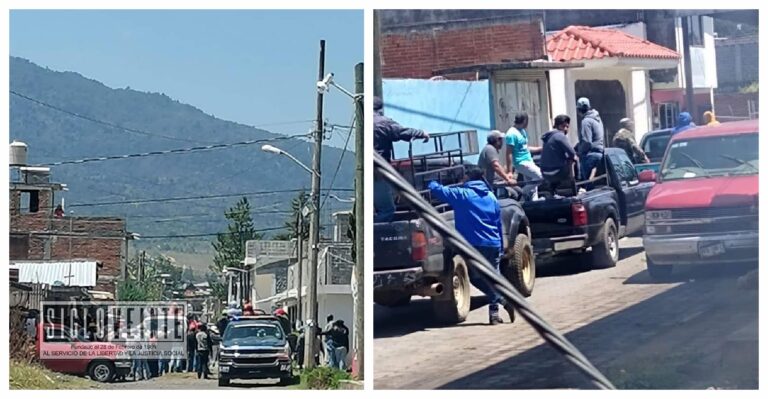 Habitantes de una comunidad de Paracho se llevan a funcionarios municipales, exigen más presupuesto