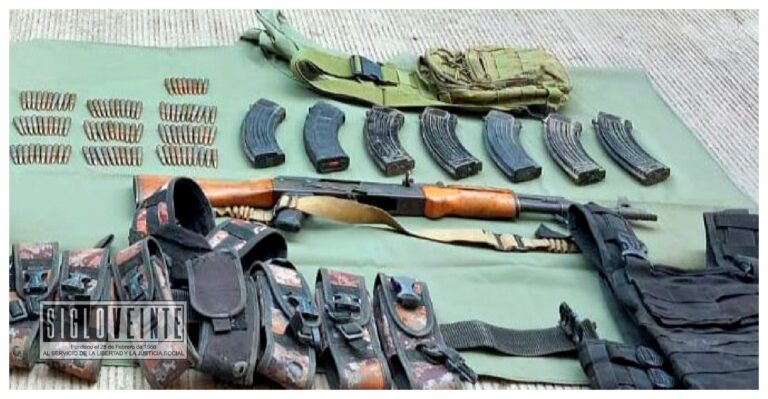 Sujeto fue detenido en Huetamo cuando circulaba en una Italika con arma y cartuchos