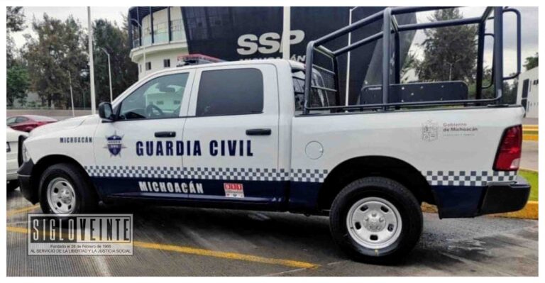 Así lucen las patrullas de la nueva Guardia Civil Michoacán, se va Policía Michoacán