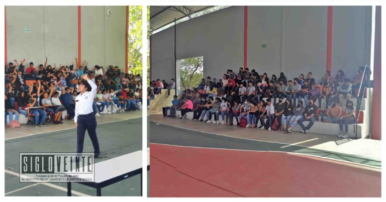 La SSP impartió taller de “Educación Vial y Manejo a la Defensiva” en el CECyTEM de Carácuaro