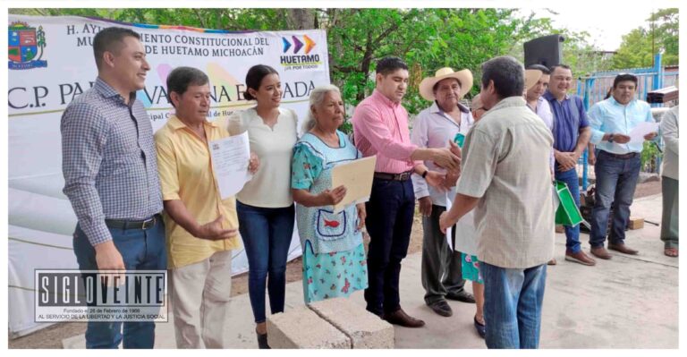 Las comunidades de Arúa y Pinzanangapio reciben beneficios del gobierno municipal de Huetamo