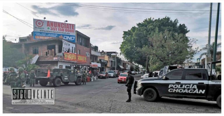 Sujetó asesinó a 8 en Jacona y Zamora, el responsable fue abatido tras enfrentarse con agentes de la SSP