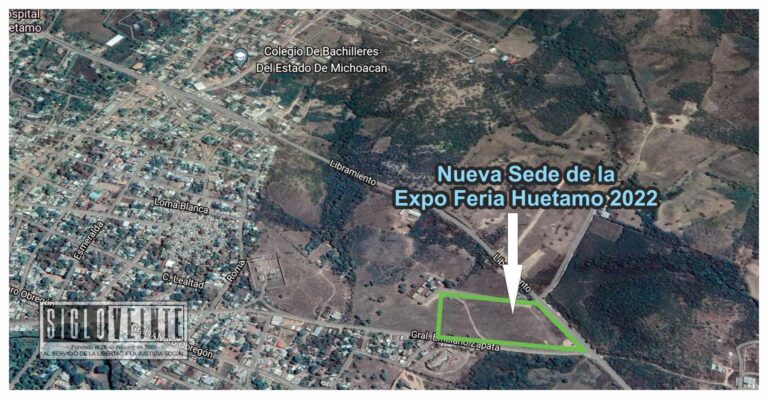 Anuncia Pablo Varona nueva sede para la Expo Feria Huetamo 2022, ya se trabaja en la preparación del nuevo terreno
