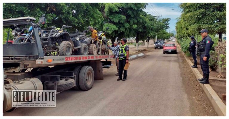 Con éxito realiza la Delegación Regional de Tránsito y Movilidad de Huetamo el “Operativo Relámpago Polarizado”