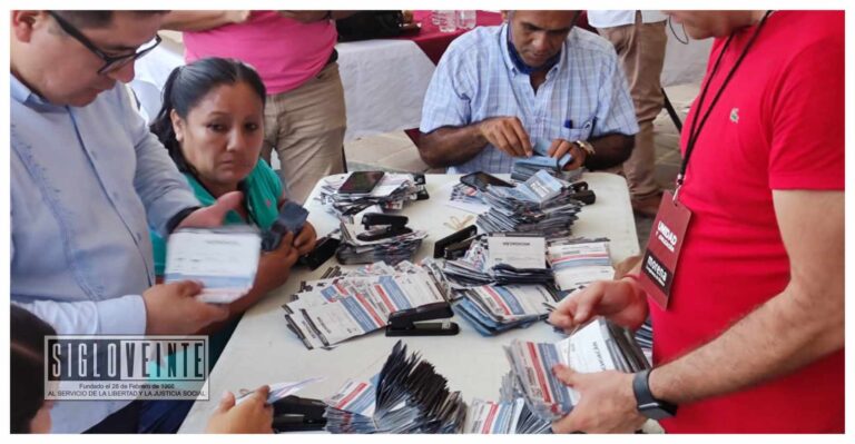 Culmina en Huetamo la jornada de elección de consejeros de Morena, se emitieron 8 mil 747 sufragios