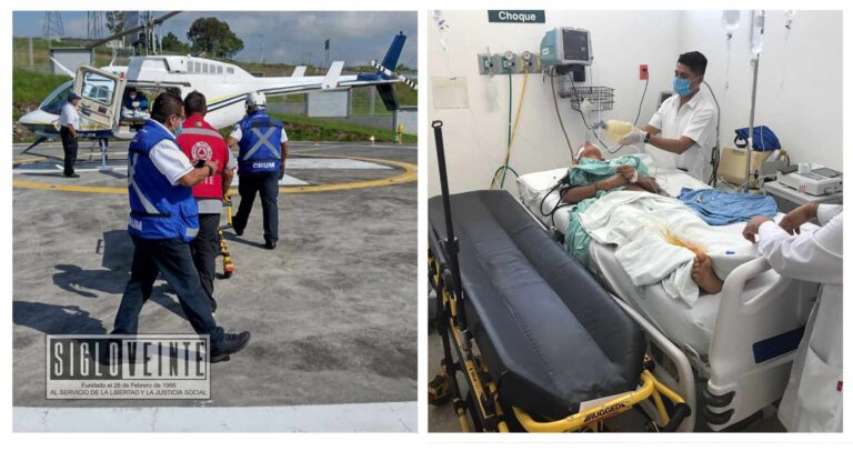 Después de convulsionar, joven de Huetamo fue llevado vía aérea al Hospital Infantil de Morelia