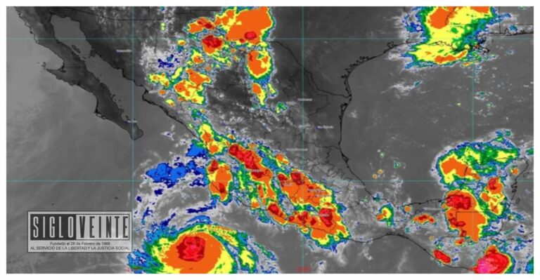 Durante las próximas horas se prevén lluvias intensas en Michoacán, Colima, Jalisco y Nayarit, el huracán Bonnie llega a categoría 3