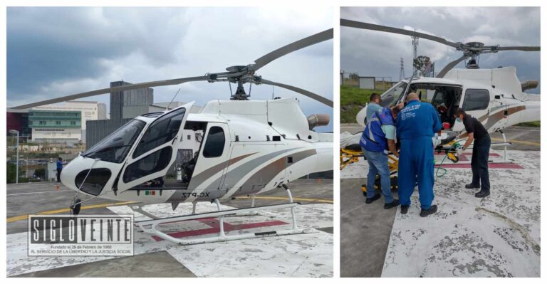 Fue traslado de Huetamo al Hospital Civil de Morelia, motociclista que fue arrollado esta mañana en la carretera a Riva Palacio