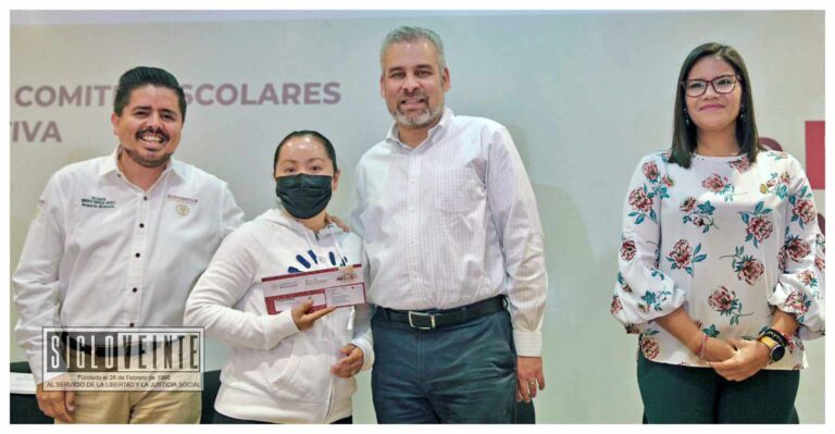 Gobierno de Michoacán y la Delegación del Bienestar comienzan la entrega de apoyos del programa “La Escuela es Nuestra”, serán beneficiadas 5 mil 566 escuelas de la entidad