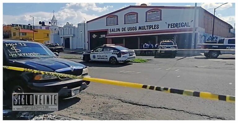 Ejecutan a un joven a un costado de una iglesia de Morelia