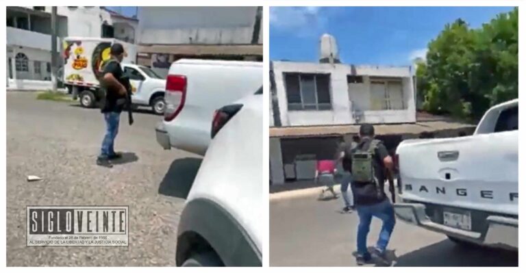 En Lázaro Cárdenas acribillan a un hombre frente a sus hijos y esposa, ella graba el homicidio
