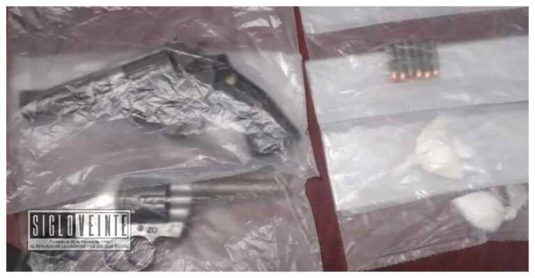 Guardia Civil y la SEDENA detienen en Turicato a 3 sujetos en posesión de armas de fuego y droga