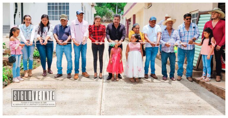 Inaugura el alcalde de Juárez obras de impacto social en la comunidad de El Aguaje