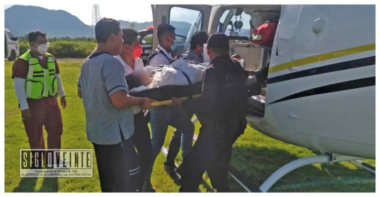 Mujer que cayó de un quinto piso en Riva Palacio, fue llevada en helicóptero al Hospital Civil de Morelia