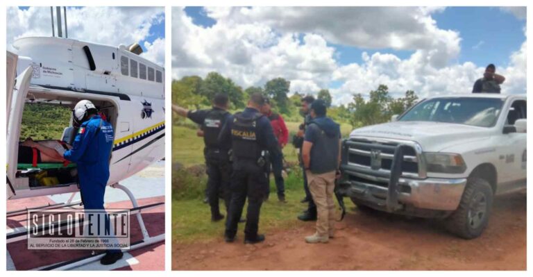 Agentes de la Guardia Civil repelieron ataque armado cometido por grupo delincuencial en Huandacareo, dos oficiales resultaron heridos