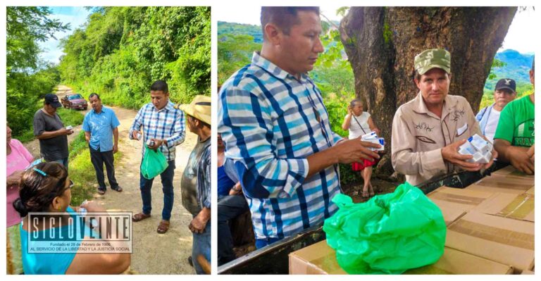 Comunidades del municipio de Nocupétaro reciben del Ayuntamiento sueros antialacrán