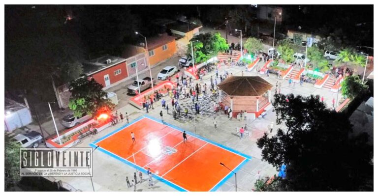 Con la rehabilitación de la plaza de Comburindio, queremos que las familias pasen momentos de esparcimiento y se fomente la unión: Pablo Varona