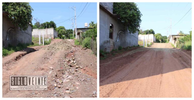 Concluidas las lluvias, el Ayuntamiento de Tiquicheo comenzó con la rehabilitación y balastreo de varias calles