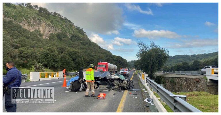 Debido al exceso de velocidad, un conductor desbarata su vehículo en la autopista de Occidente y sobrevive para contarlo