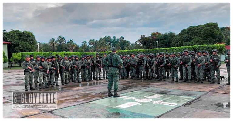 Llegan militares a reforzar la seguridad en el municipio de Zirándaro