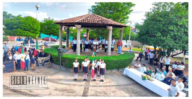 Participa alcalde de Huetamo en el 175 aniversario de la gesta heroica de los Niños Héroes