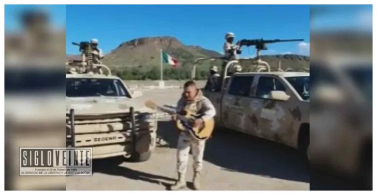 Soldado compone corrido a compañeros que participaron en detención de ‘El Duranguillo’