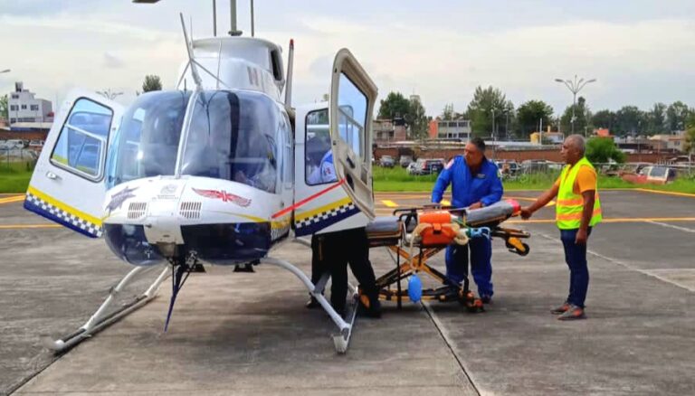 Guardia Civil traslada vía aérea a paciente por complicaciones en el embarazo