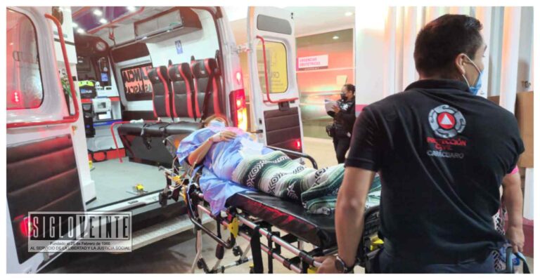 Ambulancia que recientemente gestionó el alcalde Reynaldo Gómez, traslada de Carácuaro a Morelia a paciente con complicaciones de embarazo