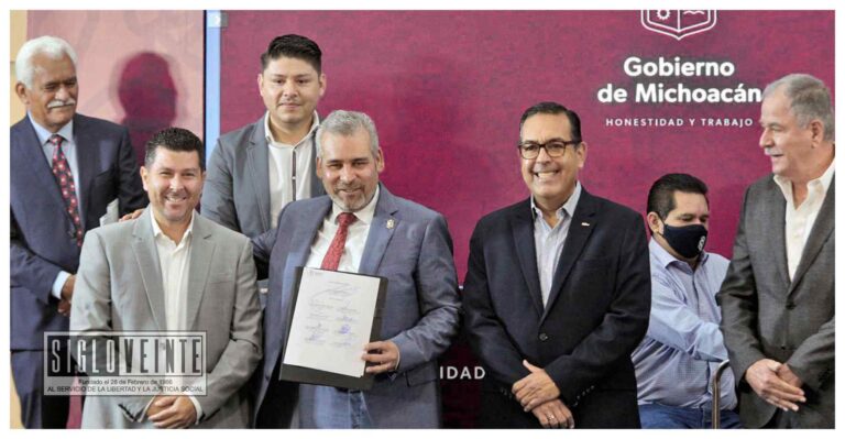 Ante incremento de más del 15% de los productos de la canasta básica, Alfredo Ramírez Bedolla firmó acuerdo de colaboración con el sector empresarial