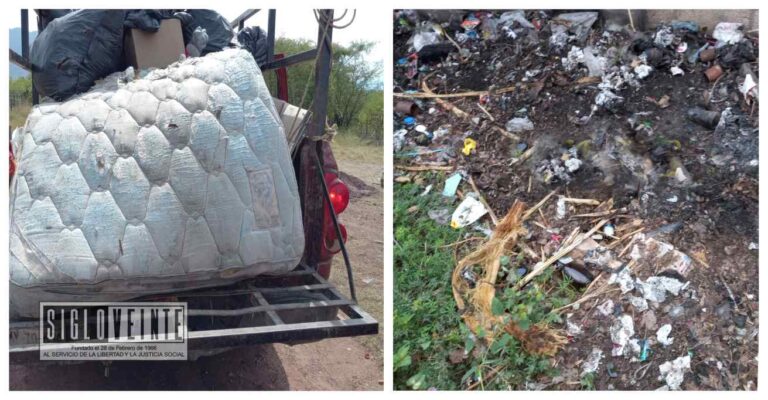 Elimina gobierno municipal de Huetamo dos tiraderos clandestinos de basura