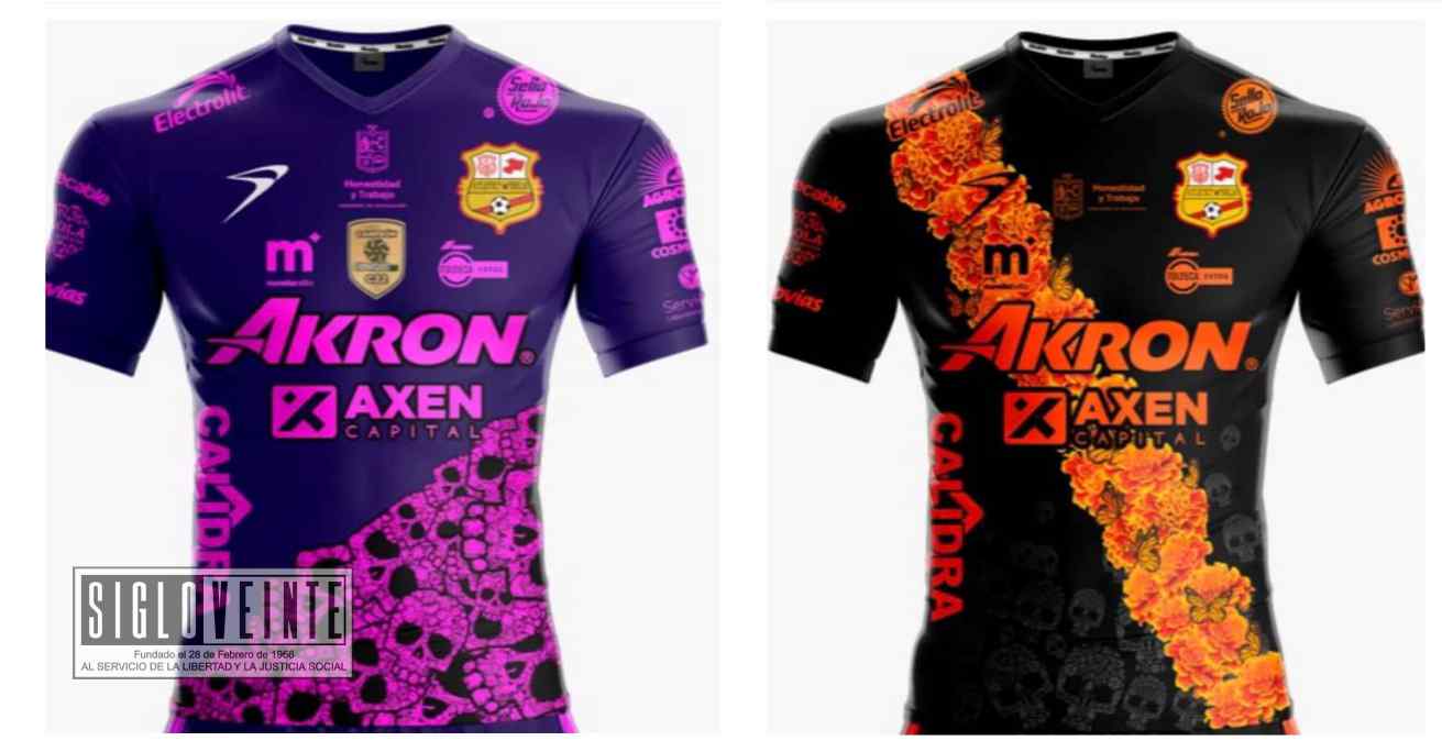 Estrenó Atlético Morelia nueva playera como motivos del Día de Muertos