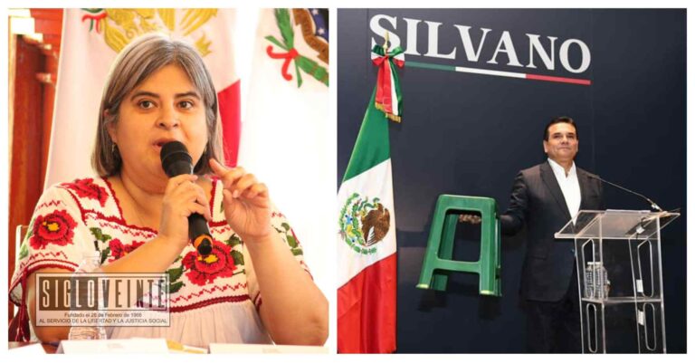 La contralora estatal dijo que no puede decirle a Silvano que no sea candidato presidencial, pese al presunto daño al erario por 12 mil mdp