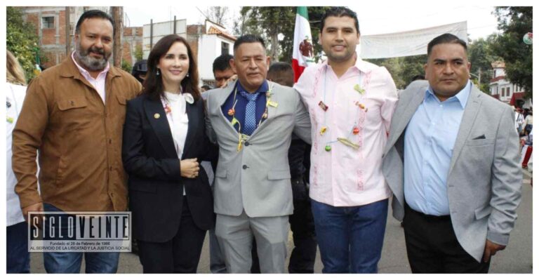 Reconoce Octavio Ocampo el legado cultural e histórico de Tzintzuntzan y acompaña al alcalde al 92 aniversario de elevación a municipio